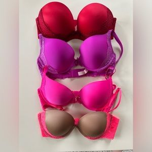 Lot of Victoria’s Secret Push Up Bras 34D